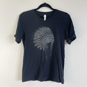 Canvas Small‎ black shirt Indian